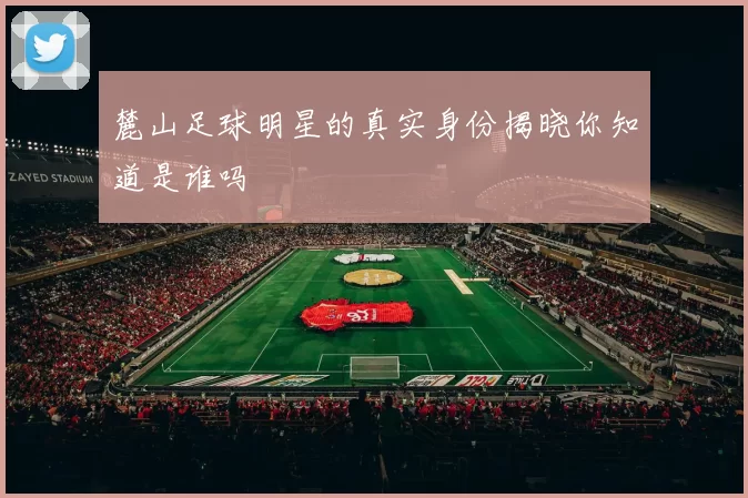 麓山足球明星的真实身份揭晓你知道是谁吗